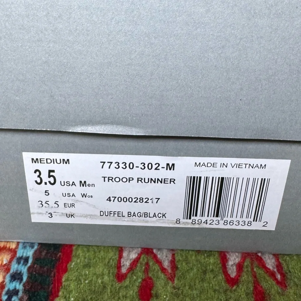 Palladium Green Black Yellow Orange Runner Sneakers